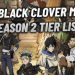 Black Clover Mobile Tier List: Top Characters Ranked by Performance