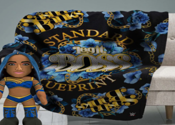 WWE Cody Rhodes American Nightmare Plush Blanket - 60x80 Raschel Throw