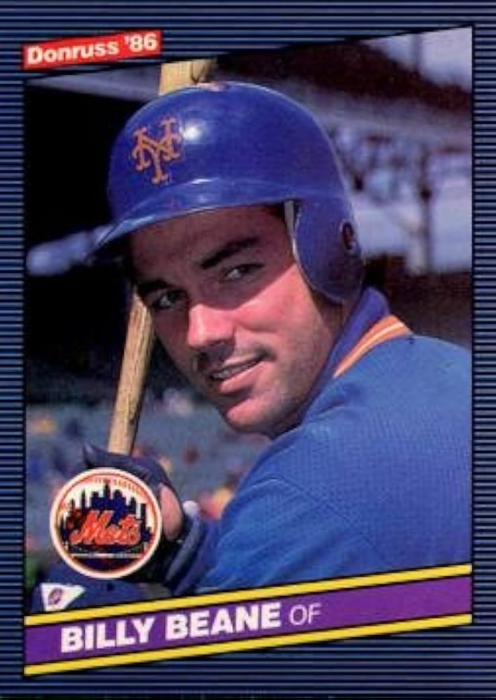 billy beane baseball card