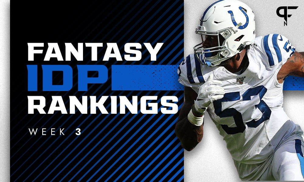 Week 3 IDP Rankings: Top Defensive Players to Start in Fantasy Football