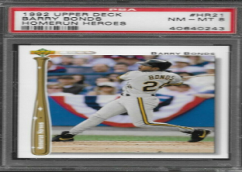 Barry Bonds 1992 Upper Deck:  The card that defined an era