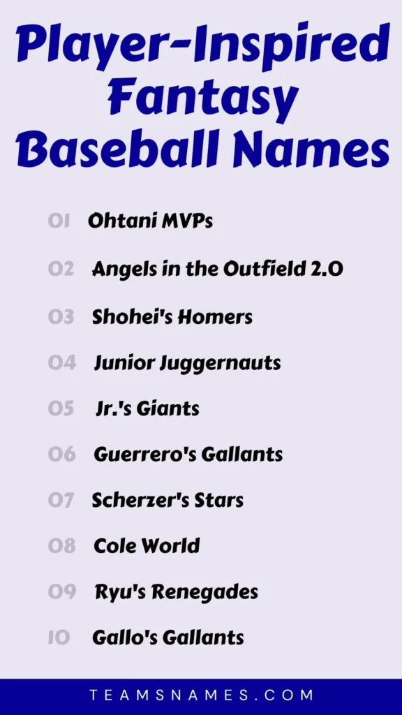 Fantasy Baseball Team Names Generator: The Best Way to Name Your Team!