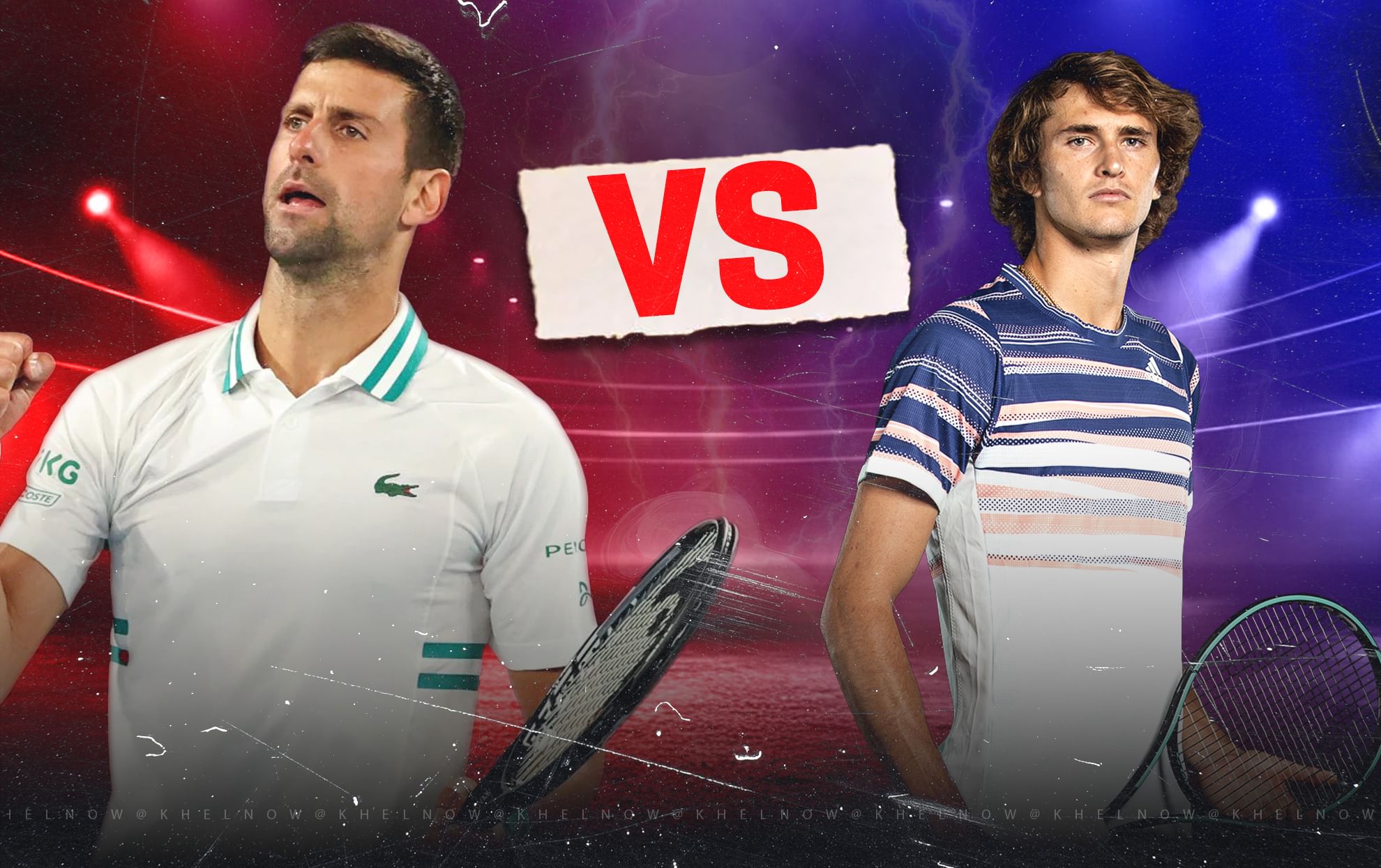 Who leads the djokovic zverev head to head? Check their past match details.